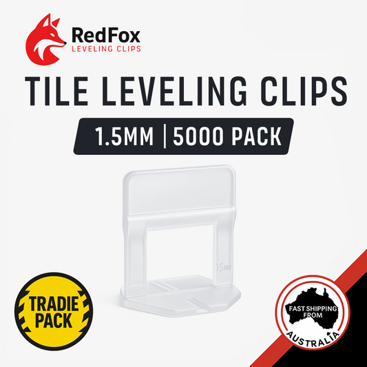 Tile Levelling Clips 1.5mm | 5000 Pack | Tradie Pack